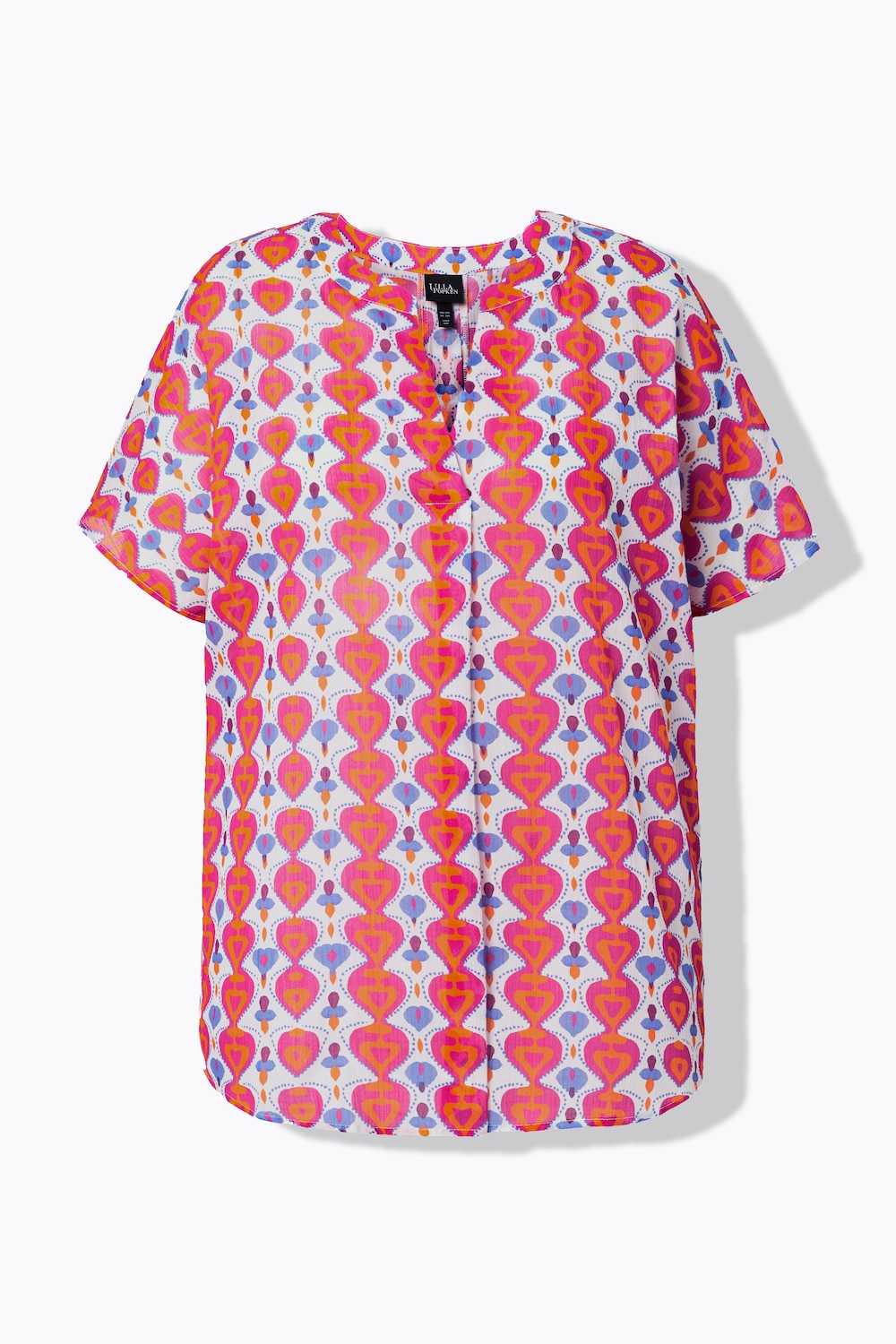 Stora storlekar Blus, Dam, rosa, storlek: 58/60, Bomull, Ulla Popken