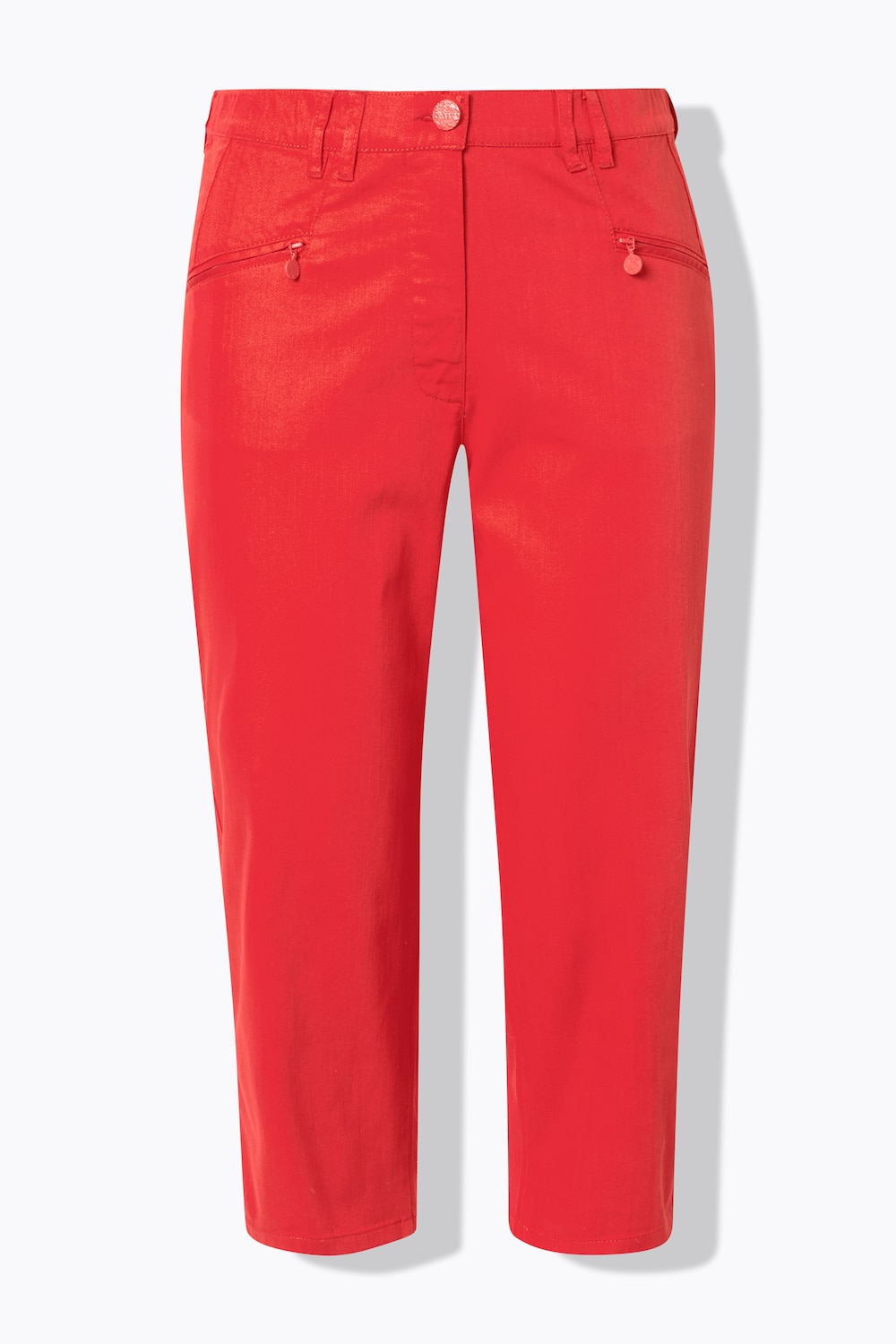 Stora storlekar 7/8-jeans Mony, Dam, röd, storlek: 50, Bomull, Ulla Popken