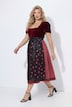 Dirndl, Samt, Carré-Ausschnitt, Puff-Halbarm