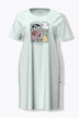 Camicia da notte, stampa floreale, scollo tondo, mezze maniche