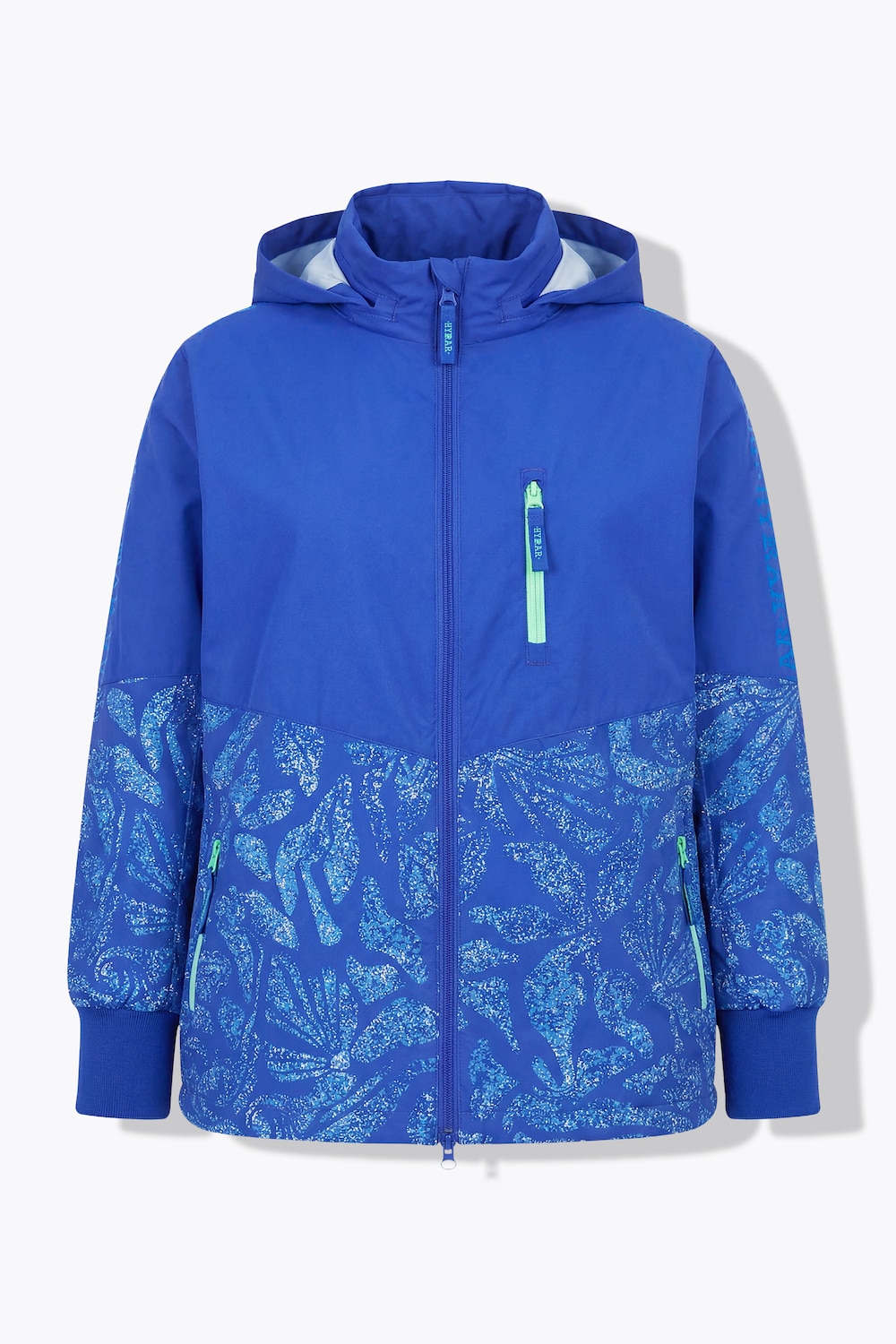 Outdoor-Jacke, Korallen, Stehkragen, Kapuze, LSF 50+
