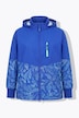 Outdoor-Jacke, Korallen, Stehkragen, Kapuze, LSF 50+