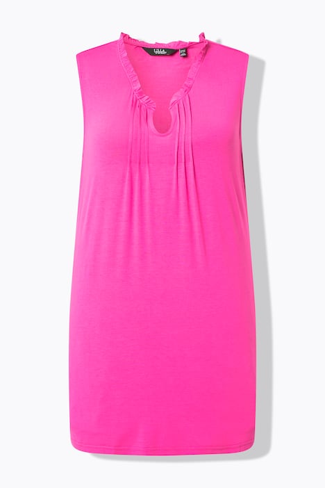 Pintuck Detail Tank Top