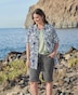 Floral Paisley Fringed Hem Muslin Blouse