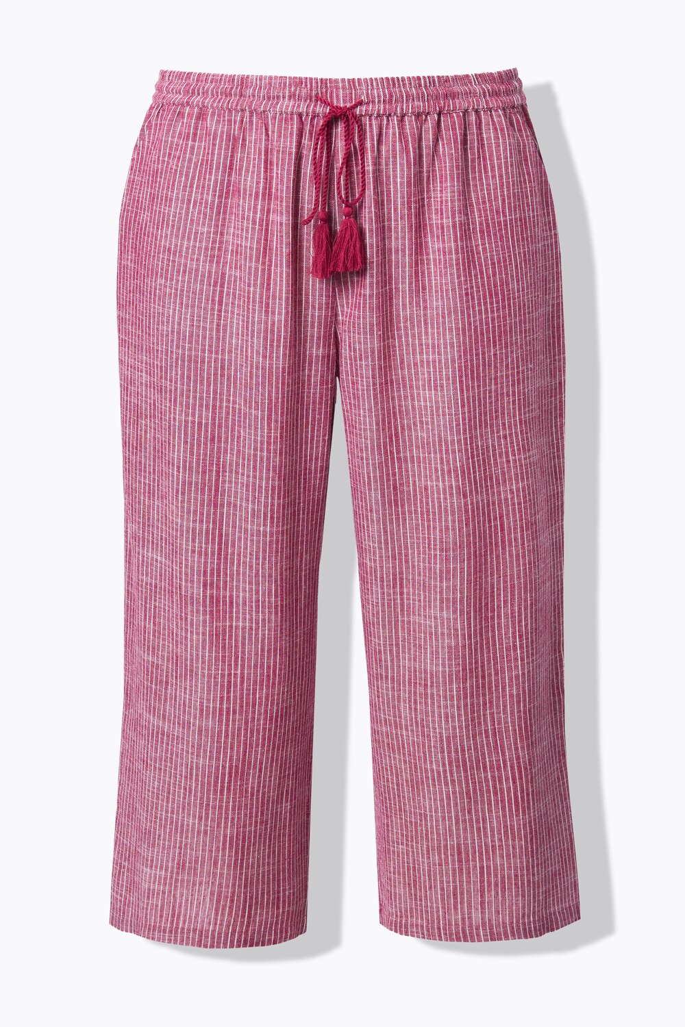 Stora storlekar Culottebyxa Rose, Dam, rosa, storlek: 62/64, Viskos/Linne, Ulla Popken