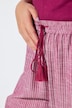 Culottebyxa Rose, ränder, linnemix, vida ben