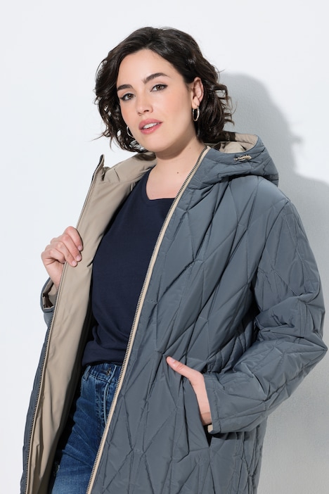 HYPRAR Funktions-Wendejacke, wasserabweisend, winddicht, atmungsaktiv, Kapuze