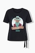 T-Shirt, Mops, Classic, Rundhals, Halbarm, Saumband