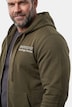 Men+ Sweatjacke, Kapuze, Print, Kängurutasche, bis 8 XL