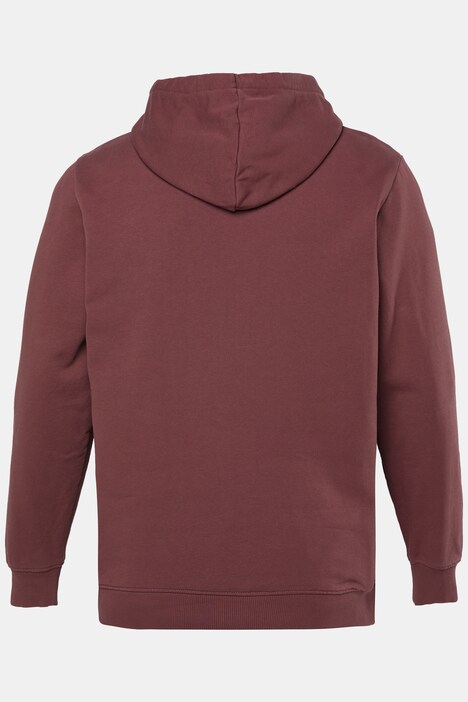 Men+ Sweatjacke, Kapuze, Print, Kängurutasche, bis 8 XL