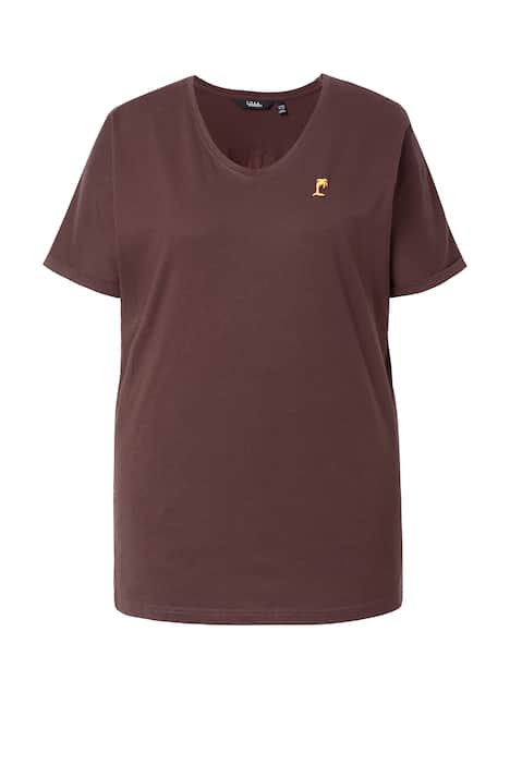 Tričko, potisk na zádech, volný střih, kulatý výstřih, polodlouhý rukáv