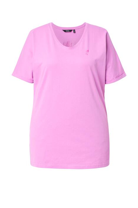 Tričko, potisk na zádech, volný střih, kulatý výstřih, polodlouhý rukáv