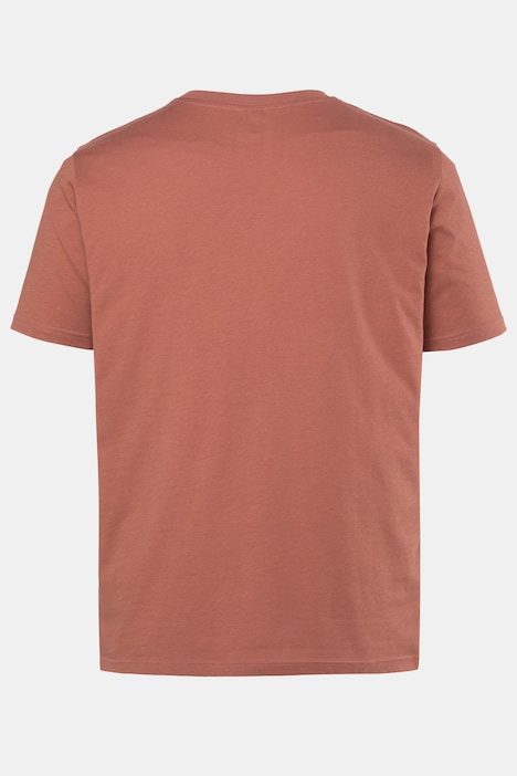 T-shirt, ronde hals, grote print, tot 8XL