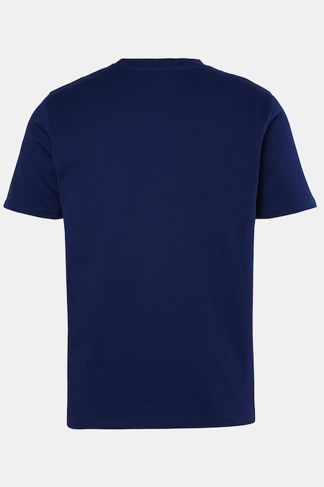 Koszulka, okrągły dekolt, duży nadruk, do rozm. 8XL