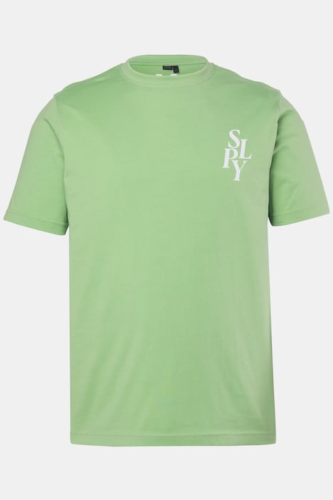 T-Shirt, Rundhals, großer Print, bis 8 XL