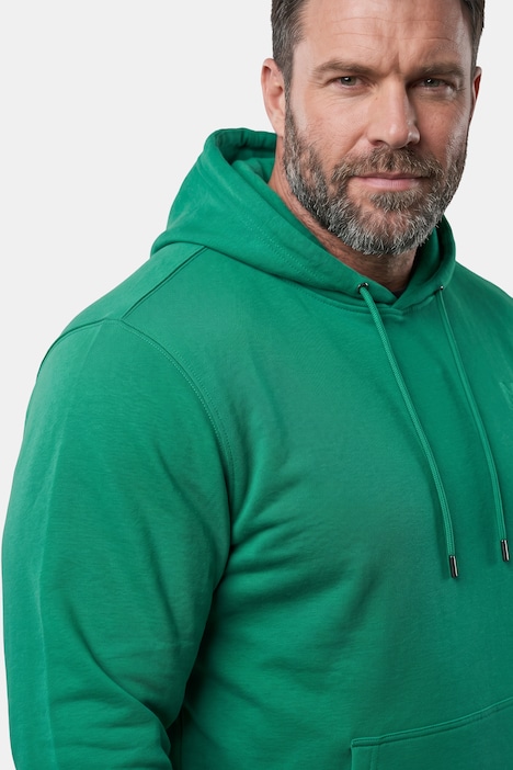 Bluza z kapturem, materiał dresowy, kaptur, kieszeń kangurka, do 8 XL