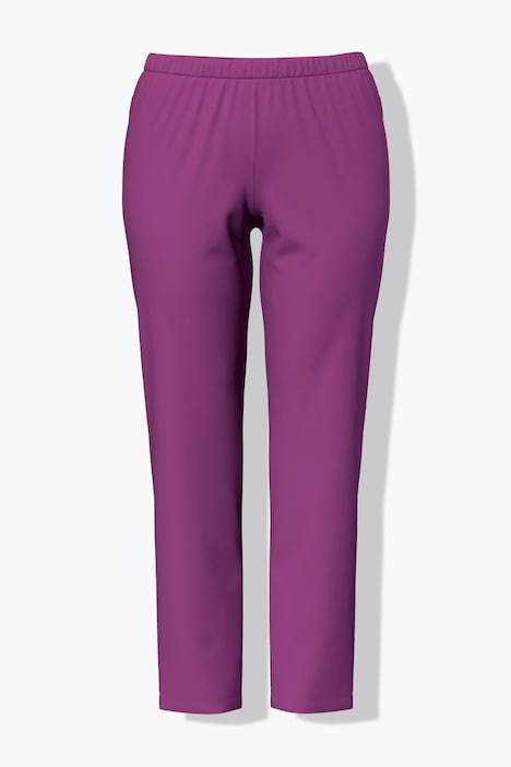 Pyjama, Blütenstreifen, Rundhals, Volant-Halbarm