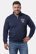 Sweatshirt, Troyerkragen, Print, bis 8 XL