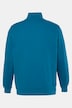 Sweatshirt, Troyerkragen, Print, bis 8 XL