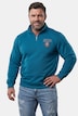 Sweatshirt, Troyerkragen, Print, bis 8 XL