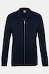 Strickjacke, Polokragen, Zipper, bis 8 XL