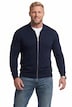 Strickjacke, Polokragen, Zipper, bis 8 XL
