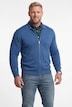 Strickjacke, Polokragen, Zipper, bis 8 XL