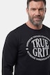 Langarmshirt, Rundhals, Rücken Print, bis 8 XL