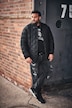 Langarmshirt, Rundhals, Print, bis 8 XL
