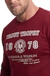 Langarmshirt, Rundhals, Print, bis 8 XL