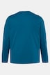 Shirt met lange mouwen, ronde hals, print, tot 8XL