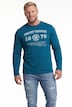 Shirt met lange mouwen, ronde hals, print, tot 8XL