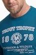 Shirt met lange mouwen, ronde hals, print, tot 8XL