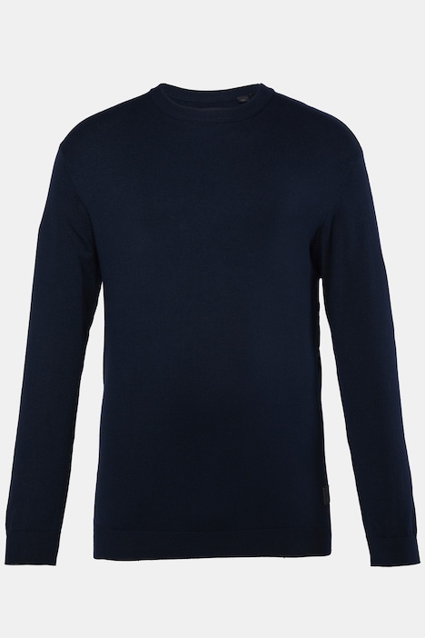 Pullover, Feinstrick, Rundhals, bis 8 XL