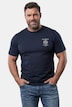 T-shirt, bellyfit, kort ärm, print fram, rund hals, upp till 8XL