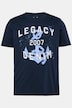T-shirt, rękaw 1/2, nadruk z przodu, okrągły dekolt, w rozm. do 8XL