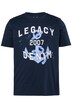 T-Shirt, Halbarm, Print vorne, Rundhals, bis 8 XL