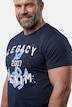 T-shirt, rękaw 1/2, nadruk z przodu, okrągły dekolt, w rozm. do 8XL