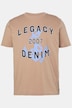 T-shirt, rękaw 1/2, nadruk z przodu, okrągły dekolt, w rozm. do 8XL