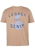 T-Shirt, Halbarm, Print vorne, Rundhals, bis 8 XL