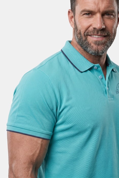 Koszulka polo, rękaw 1/2, pika, nadruk na piersi, rozm. do 8XL
