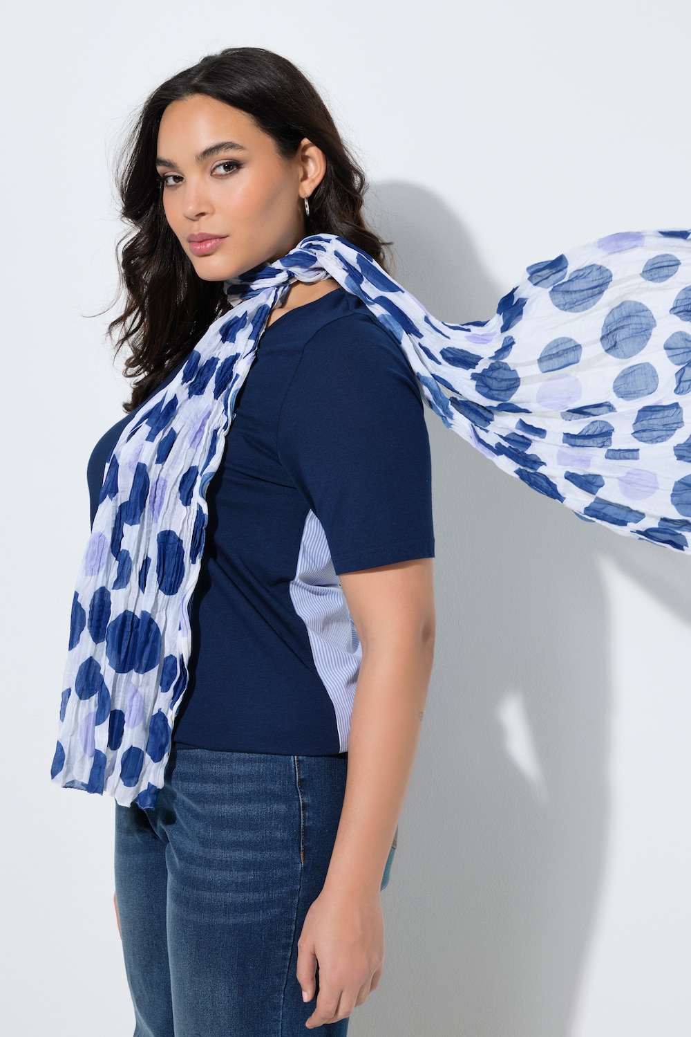 Schal, Crash-Optik, Punkte