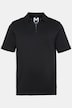 Polo, coupe ajustée, manches courtes, fermeture zippée, jusqu'à la taille 8 XL