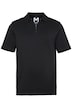 Polokošile, střih na bříško, krátké rukávy, zip, do vel. 8XL