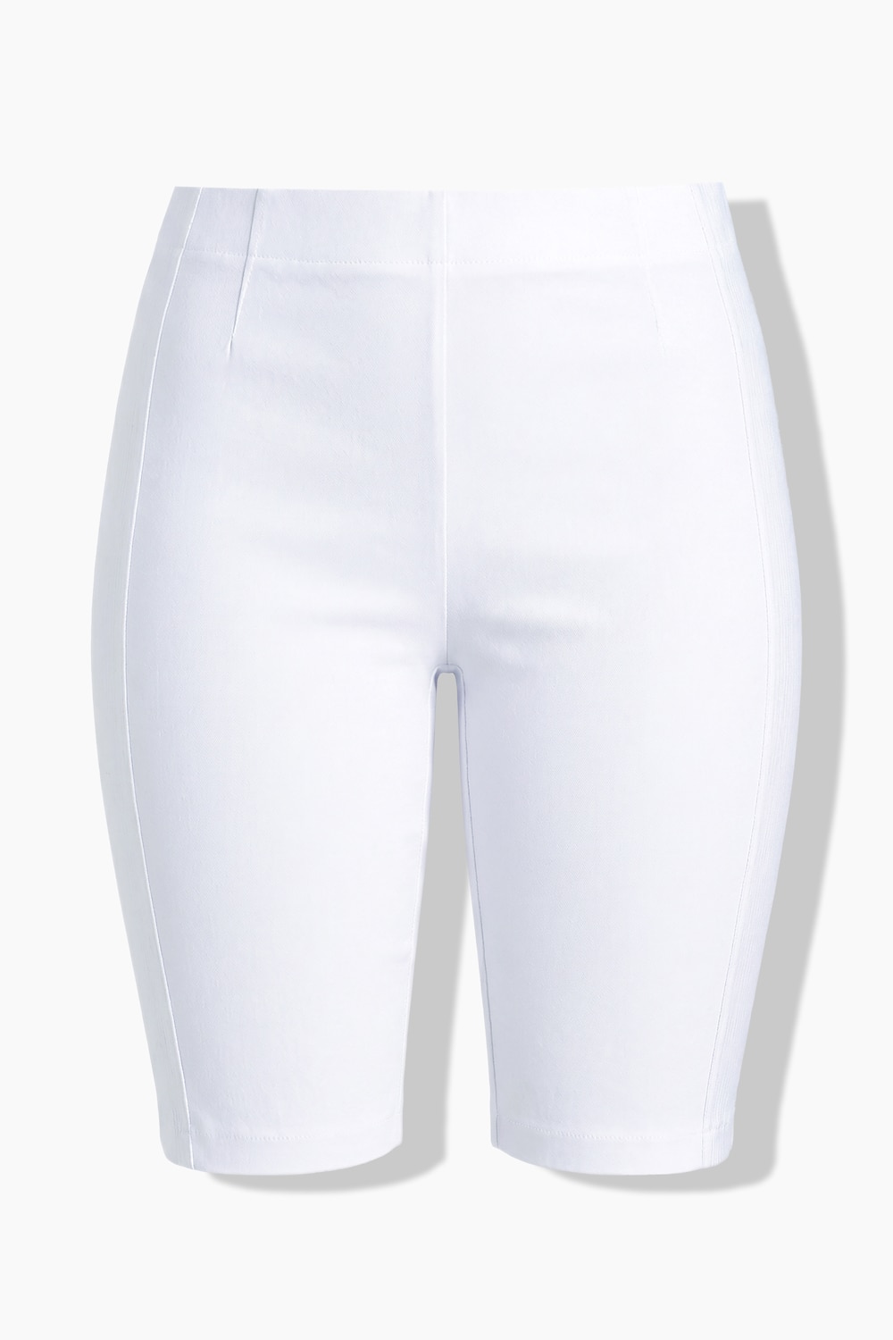 Stora storlekar Bengalinshorts, Dam, vit, storlek: 44, Viskos/Syntetfibrer, Mia Moda