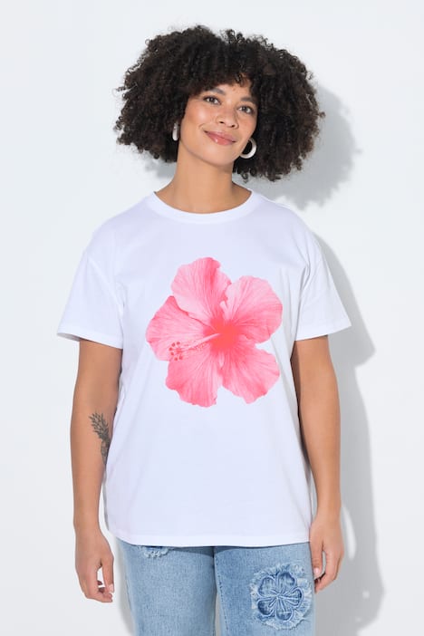 Hibiscus Short Sleeve Graphic Tee