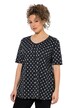 T-Shirt, Biesen, A-Linie, V-Ausschnitt, Halbarm