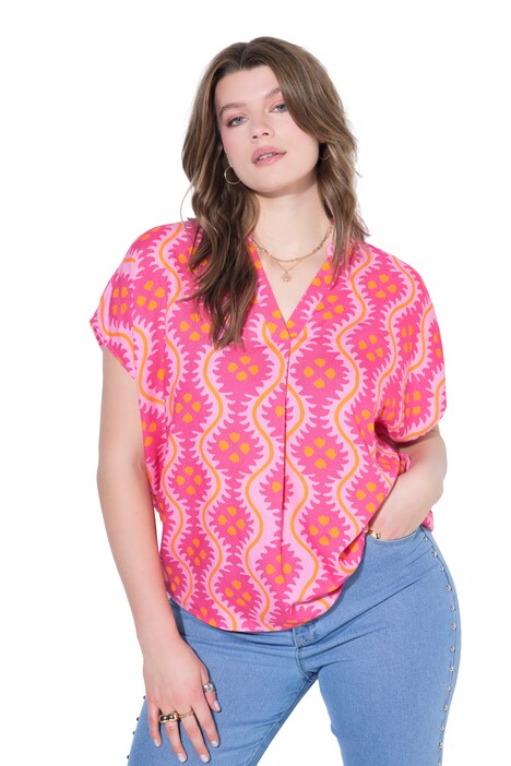 Halenka, volný střih, potisk