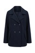 Cabanjacke, Oversized, Reverskragen, Wollanteil