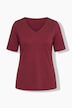 T-shirt, siersteentjes, klassiek, V-hals, korte mouw